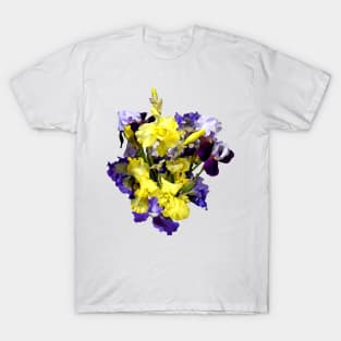 Assortment of Irises Yellow and Purple T-Shirt